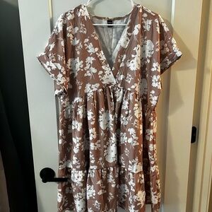 Floral V-Neck Dress